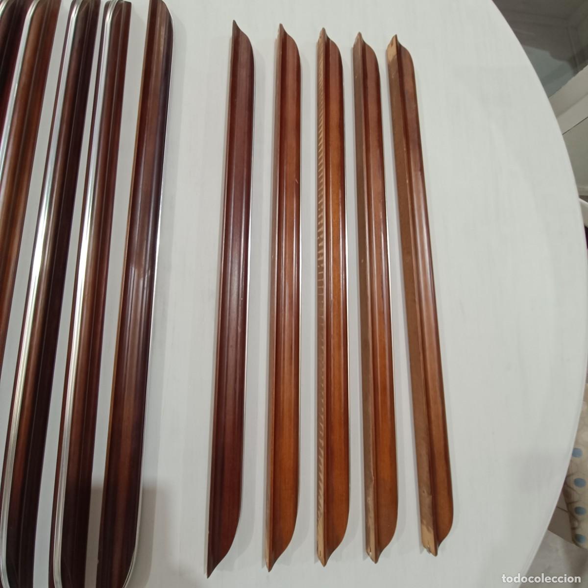 Vintage: TIRADORES DE MADERA MIDCENTURY. - Foto 7