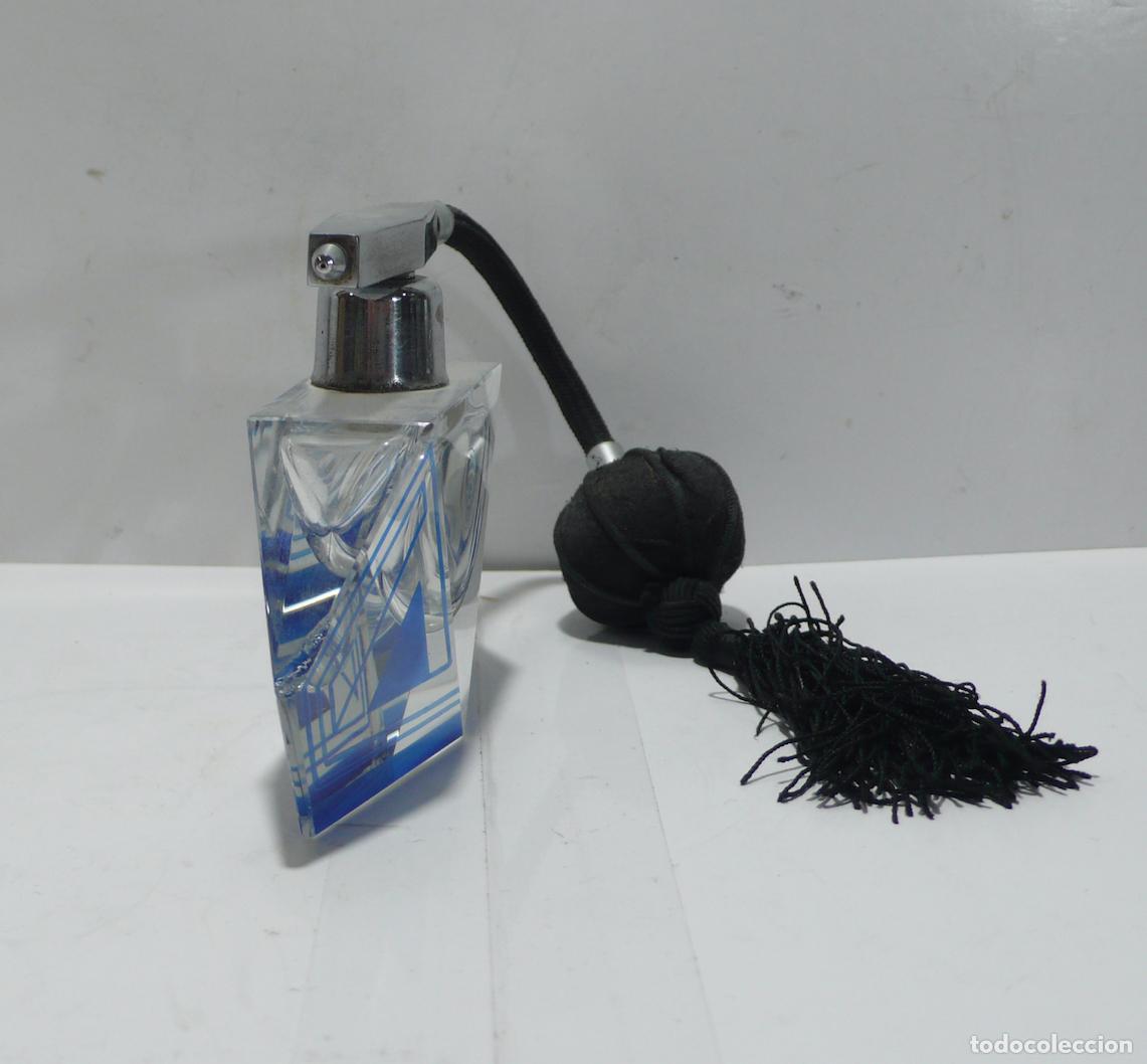 Vintage: PERFUMERO EN CRISTAL ART-DECO - Foto 2