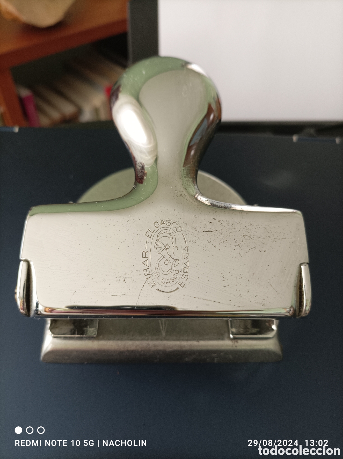 Vintage: Perforadora de papel EL CASCO - Foto 1