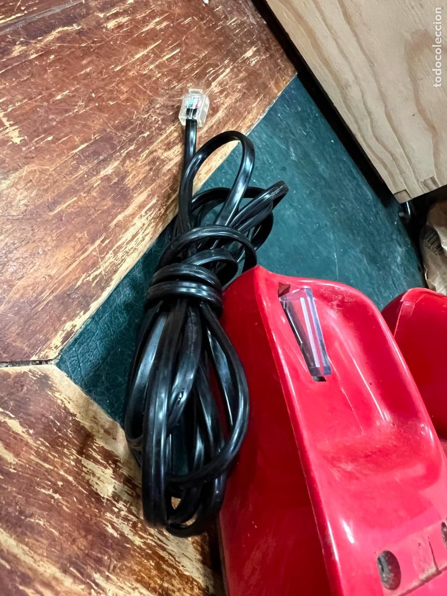 Vintage: ANTIGUO TELEFONO GONDOLA EN ROJO - Foto 4