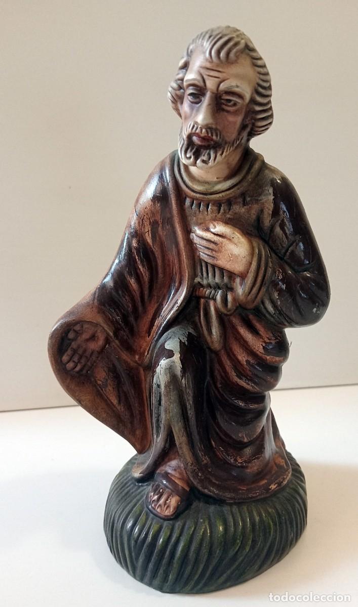 Vintage: FIGURA DE BEL&Eacute;N: SAN JOS&Eacute; - Foto 1