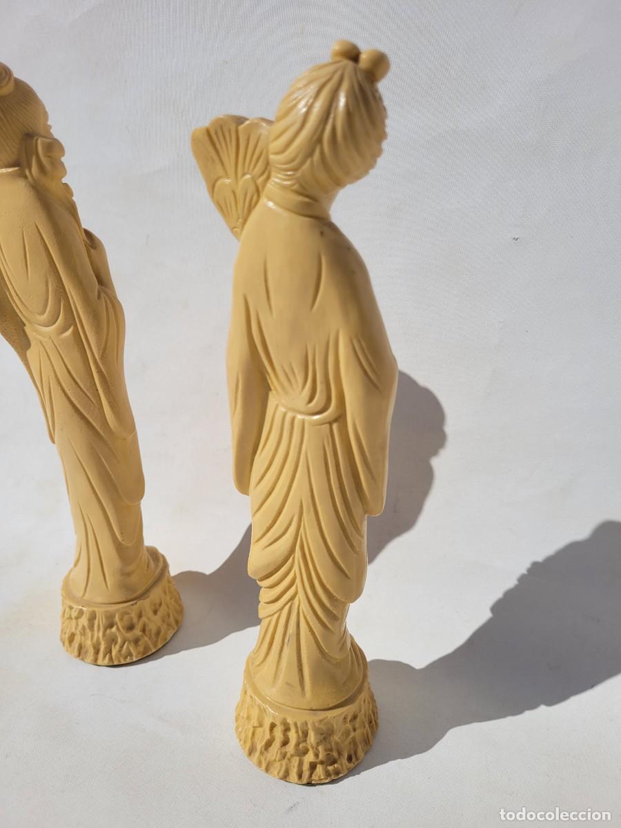 Vintage: Par de figuras, hechas en Jap&oacute;n. - Foto 7