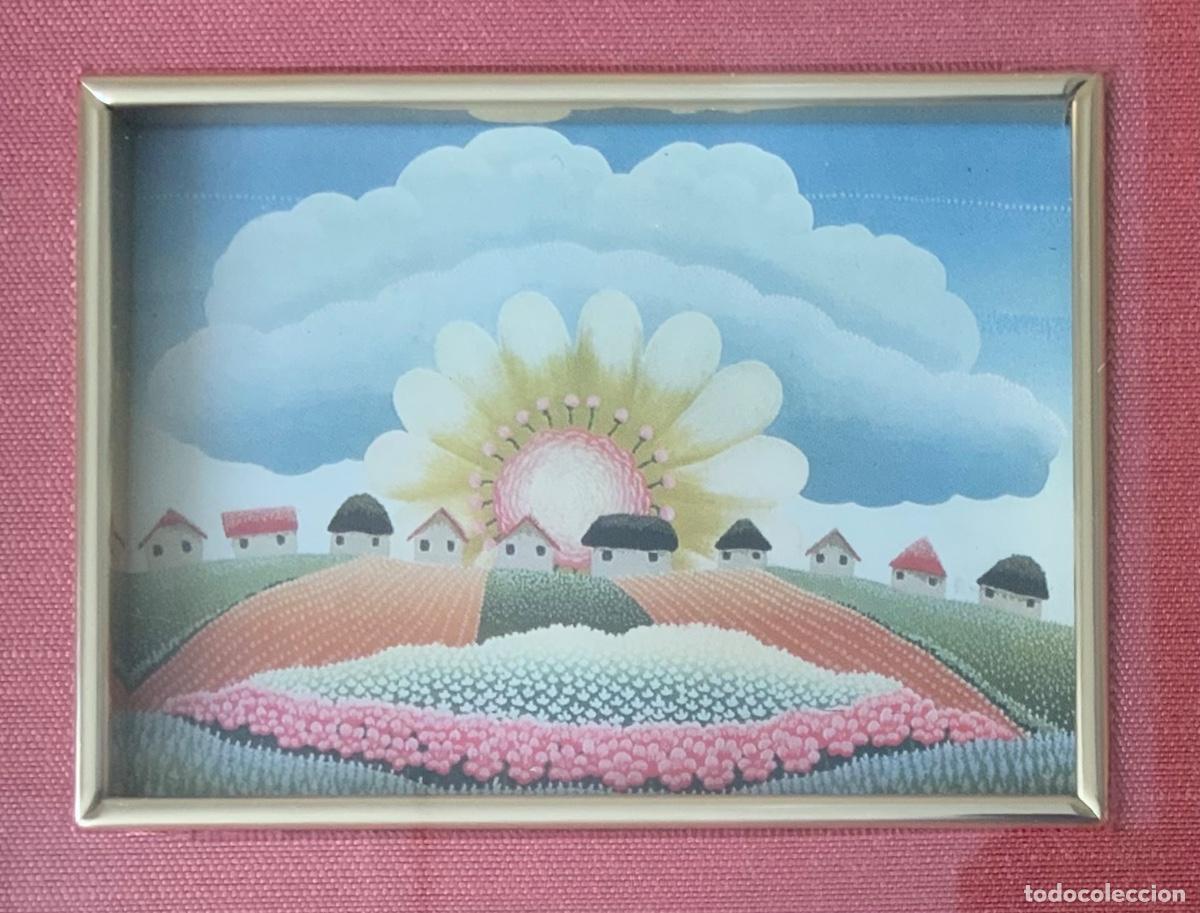 Vintage: 3 CUADROS PEQUE&Ntilde;OS A&Ntilde;OS 70 - Foto 10