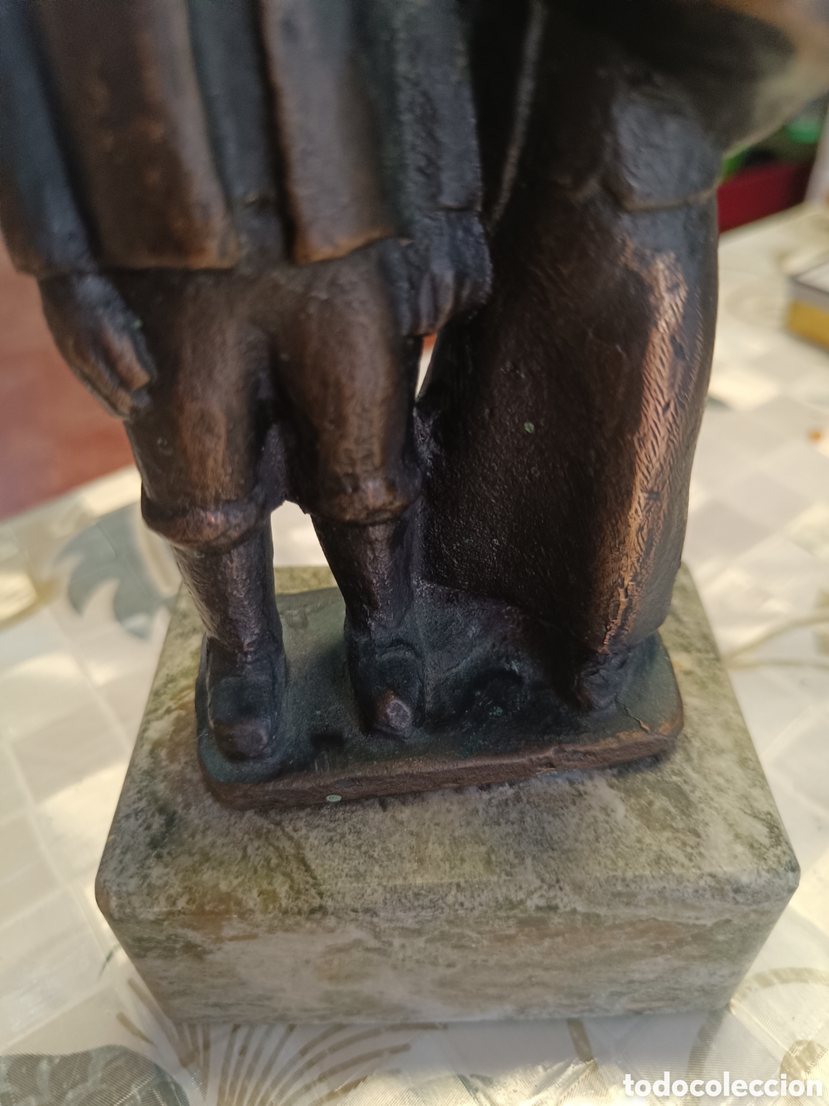 Vintage: Figura de bronce los emigrantes - Foto 3