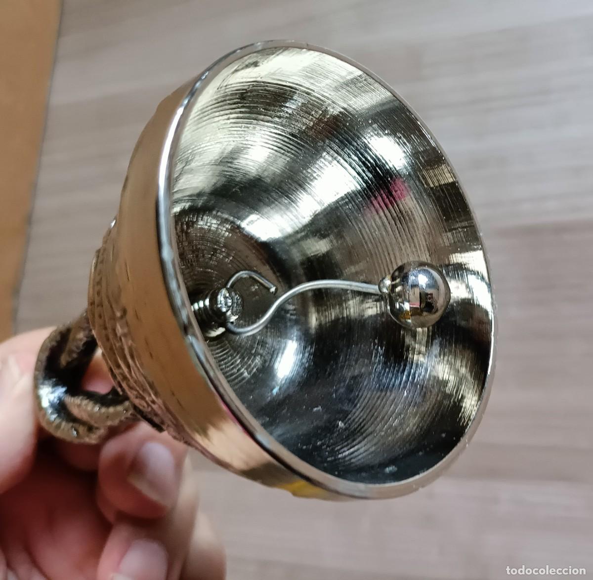 Vintage: Antigua campana de metal - Foto 4