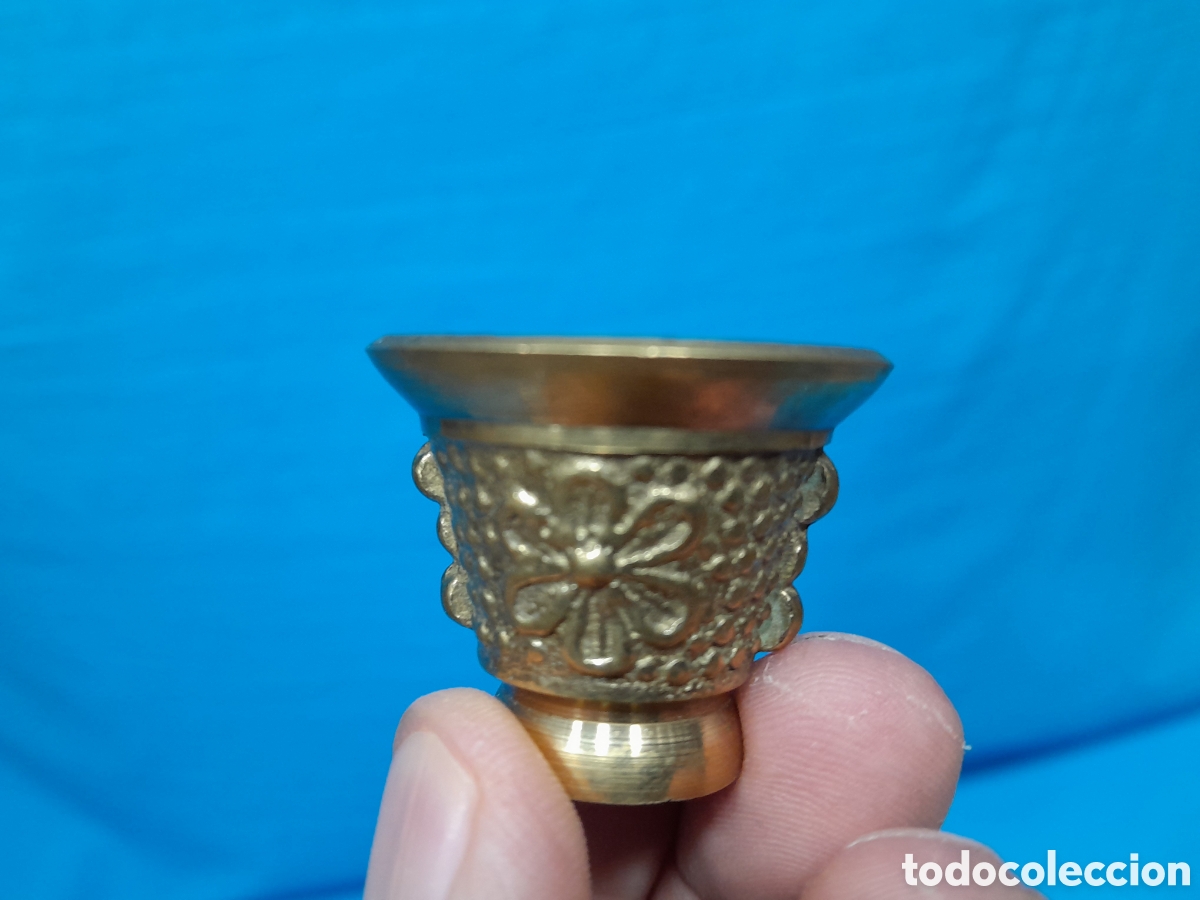 Vintage: LOTE DE 4 MINI ALMIREZ EN BRONCE O LAT&Oacute;N - Foto 7