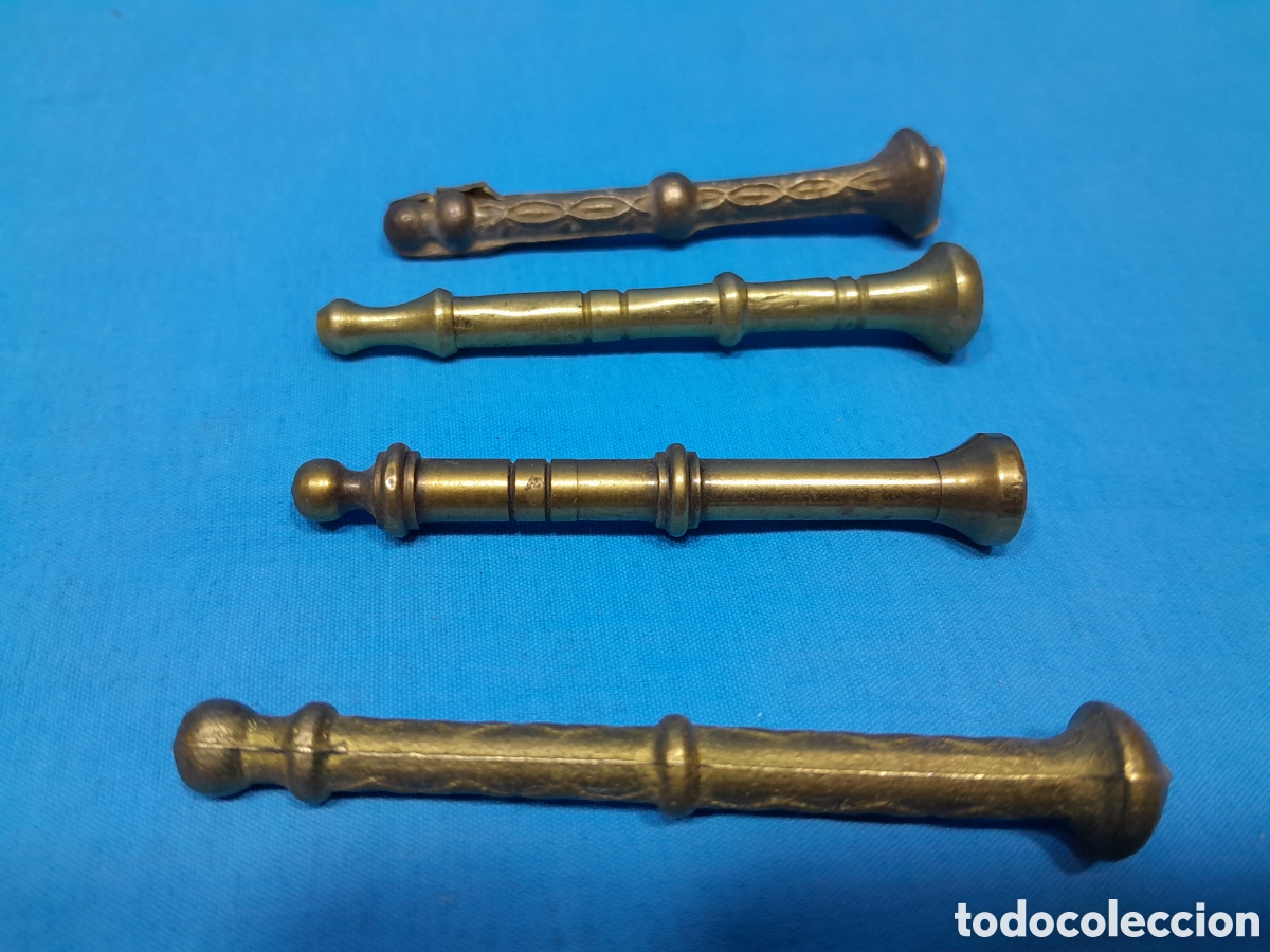 Vintage: LOTE DE 4 MINI ALMIREZ EN BRONCE O LAT&Oacute;N - Foto 10