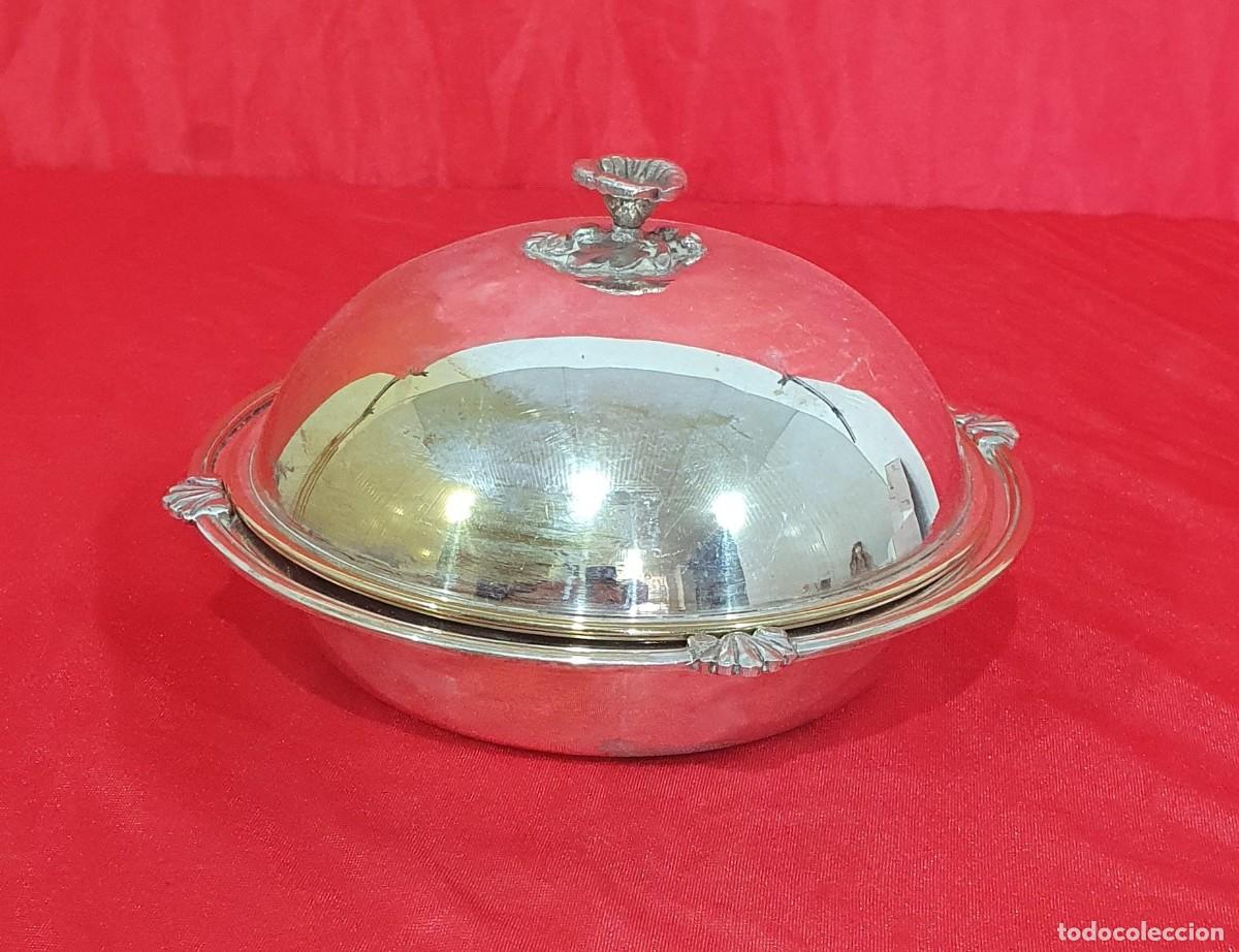 Vintage: Cangrejera en metal plateado - Foto 1