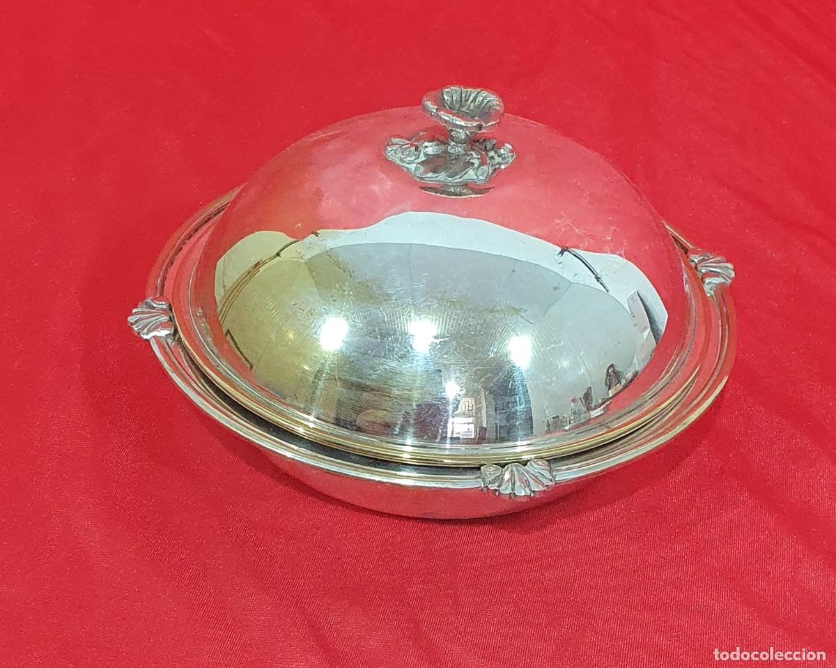 Vintage: Cangrejera en metal plateado - Foto 2