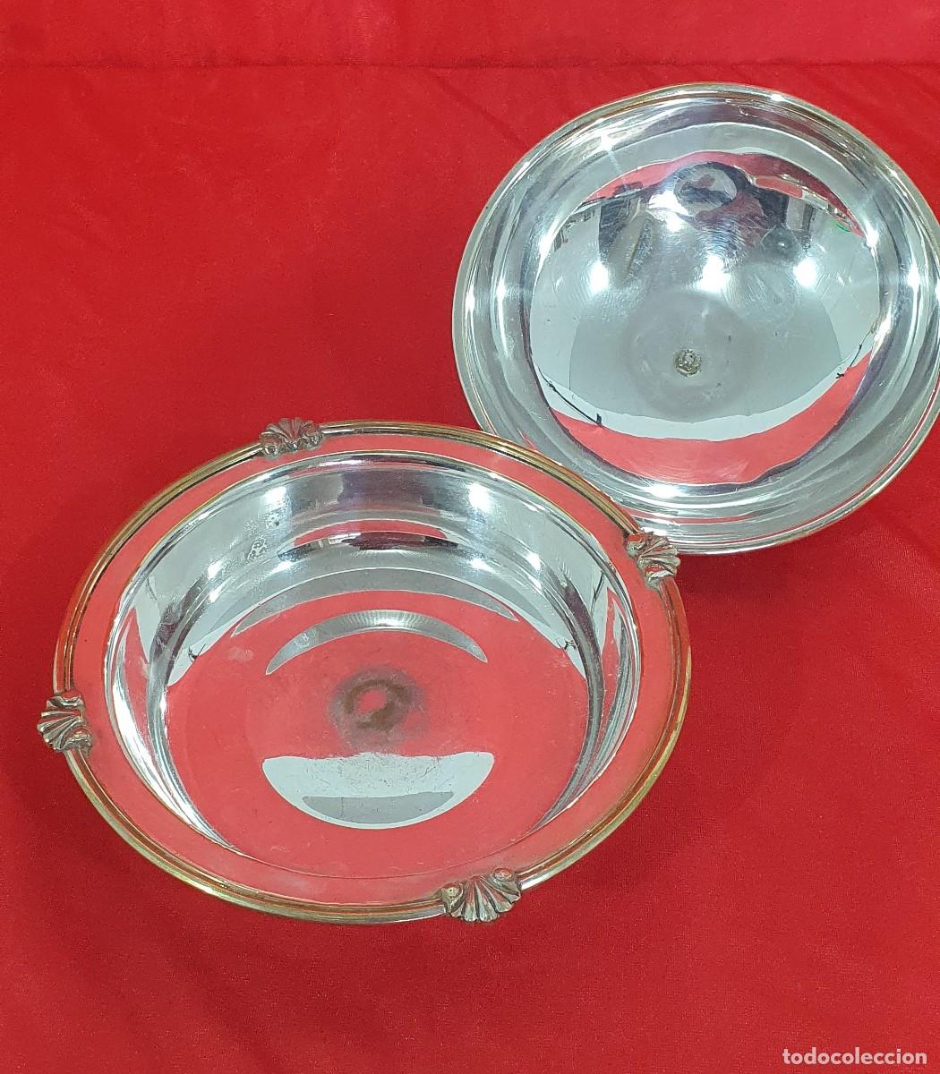 Vintage: Cangrejera en metal plateado - Foto 3