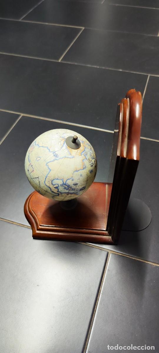 Vintage: Globo terraqueo soporte apoyalibros. - Foto 4
