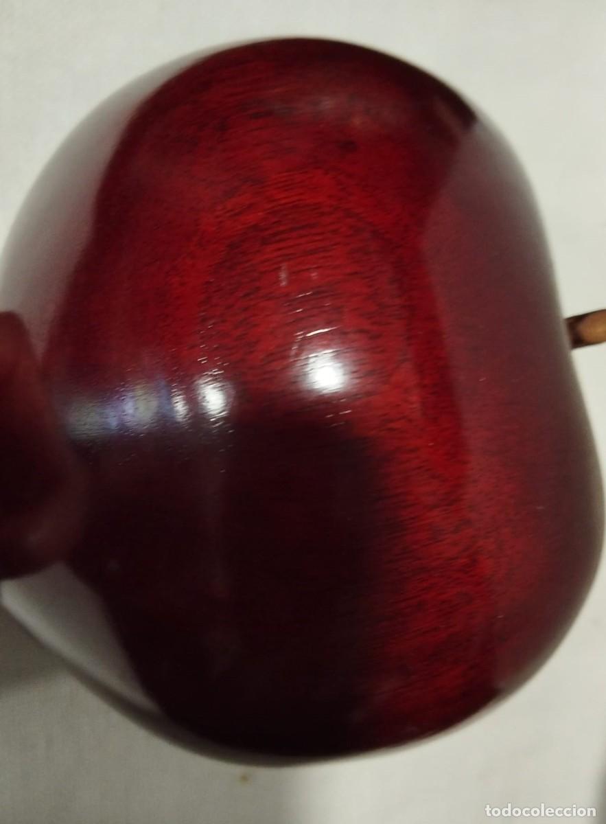 Vintage: Manzana de madera . Di&aacute;metro: 12 cm. - Foto 4