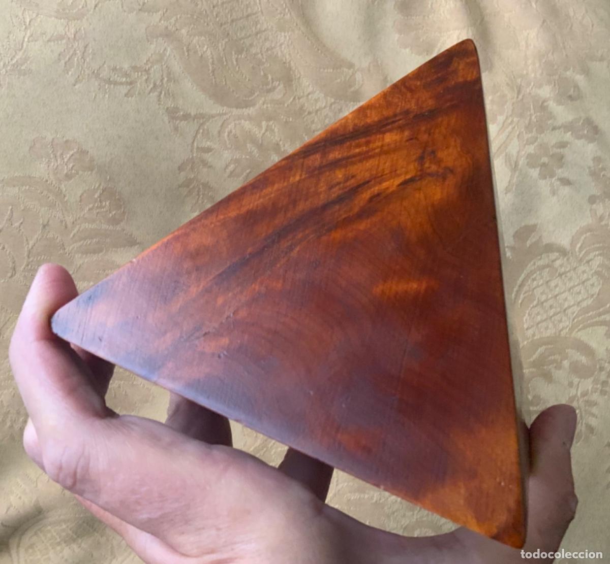 Vintage: PIR&Aacute;MIDE MADERA RAIZ DE TUYA - Foto 19
