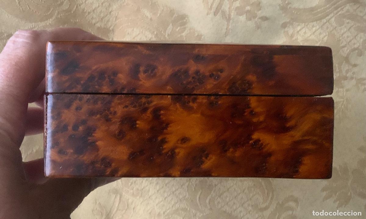 Vintage: CAJA MADERA RAIZ DE TUYA - Foto 8
