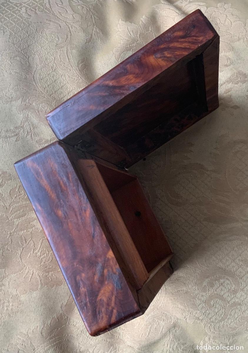 Vintage: CAJA MADERA RAIZ DE TUYA - Foto 13