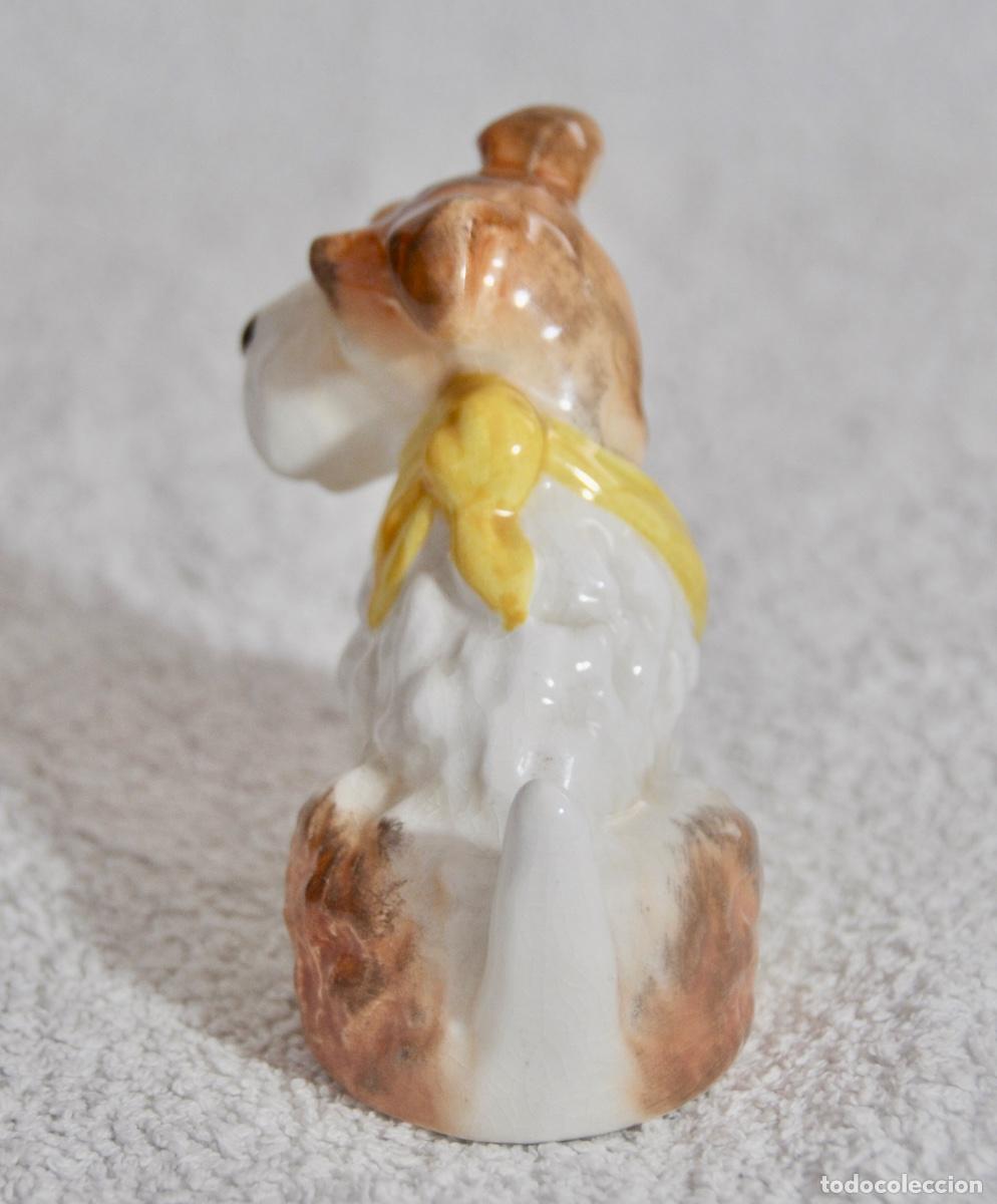 Vintage: Perro pata herida marron de Sylvac - Foto 6