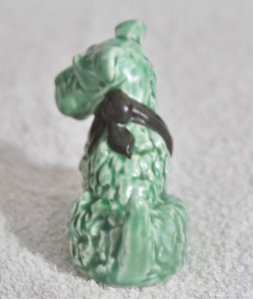 Vintage: Perro pata herida en verde de la marca Sylvac - Foto 6