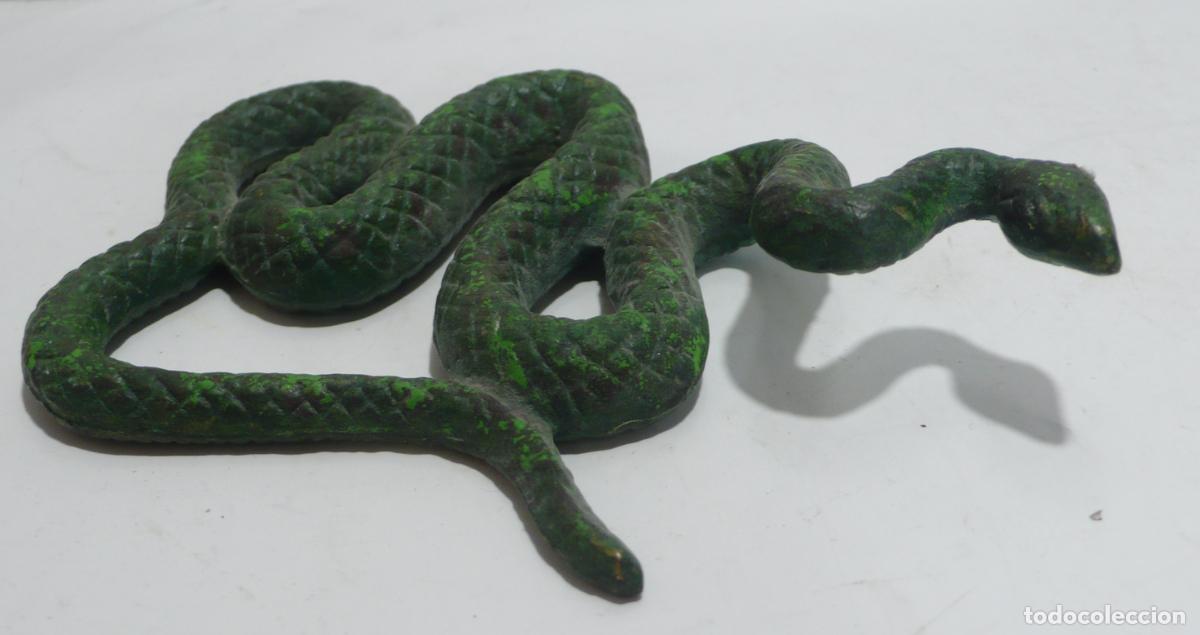 Vintage: SERPIENTE EN METAL PINTADA - Foto 3