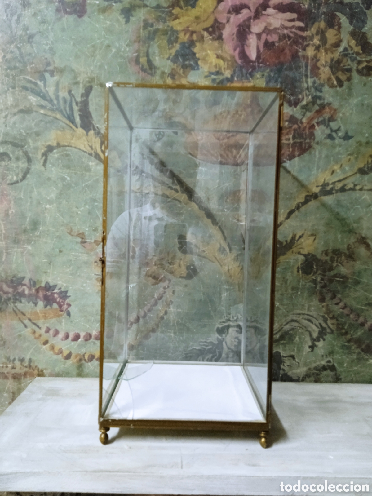 Vintage: Urna de cristal para meter objetos - Foto 1