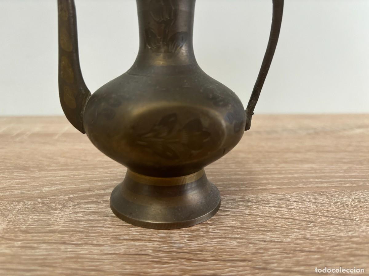 Vintage: .TETERA DE BRONCE ANTIGUA VINTAGE - Foto 3