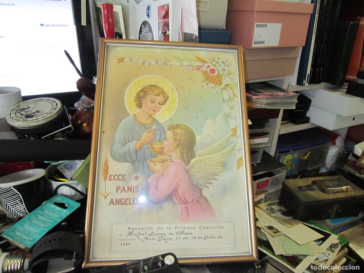 Vintage: CUADRO RECUERDO PRIMERA COMUNION - Foto 1