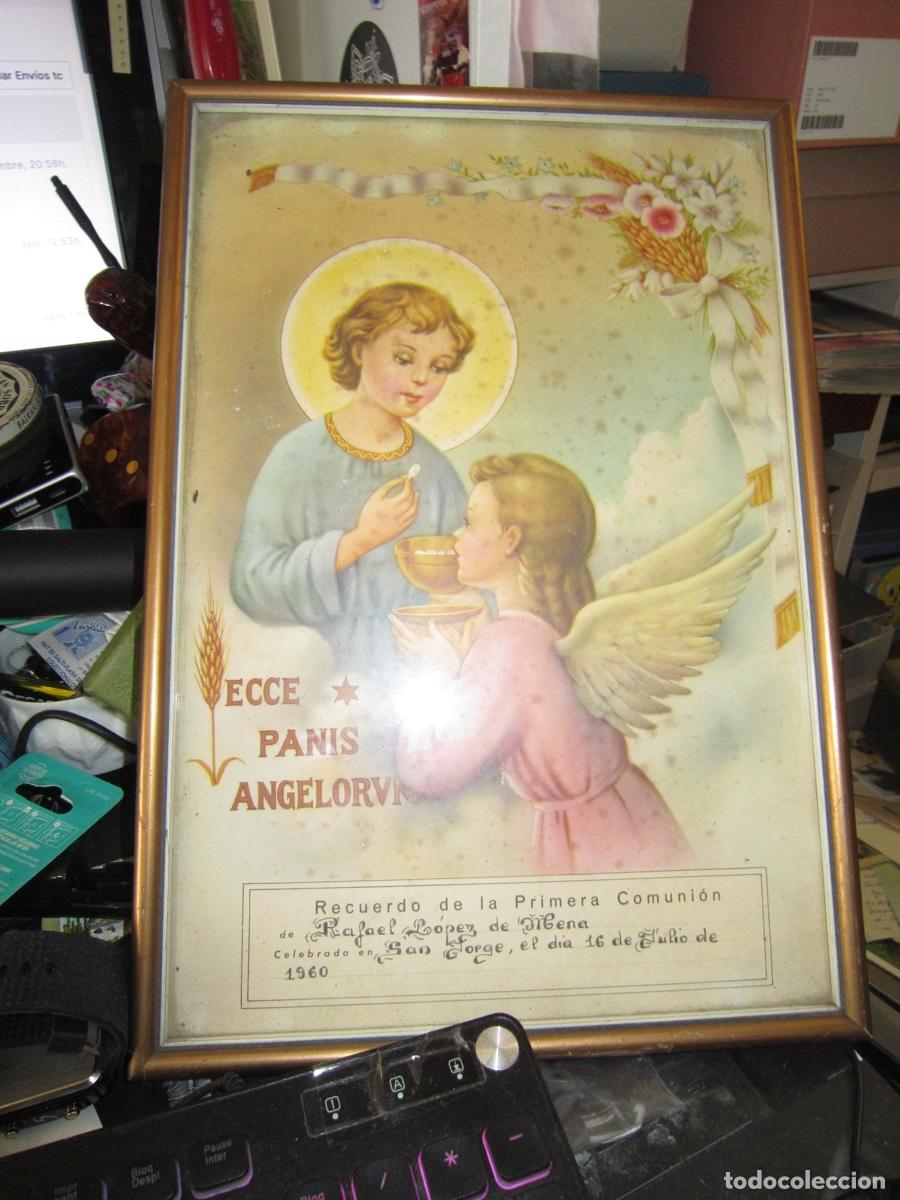 Vintage: CUADRO RECUERDO PRIMERA COMUNION - Foto 2