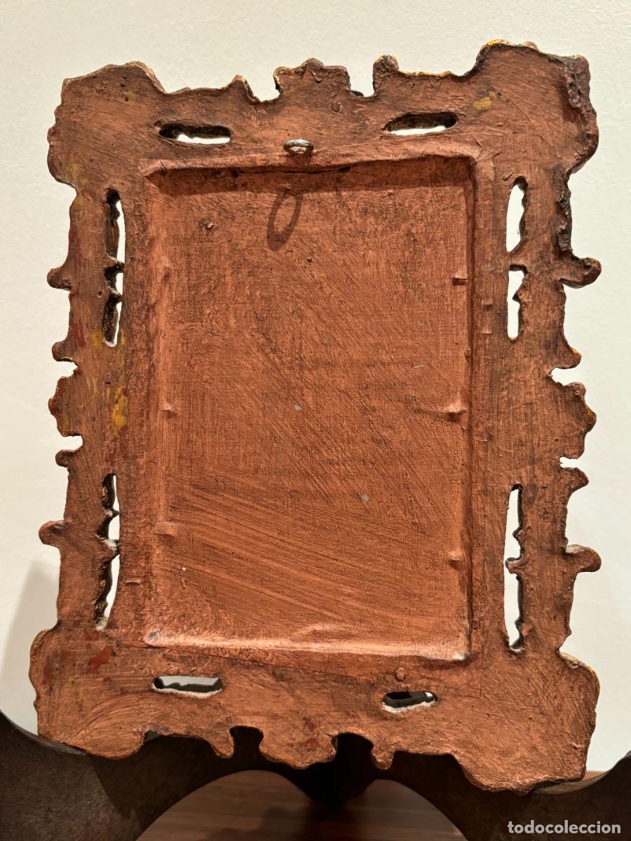 Vintage: Cuadro de marco dorado - Foto 2