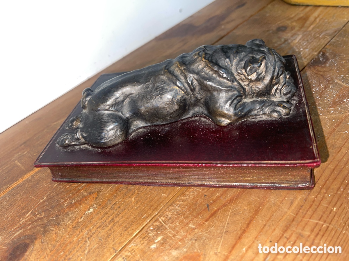 Vintage: Pisapapeles con perro boxer - Foto 3
