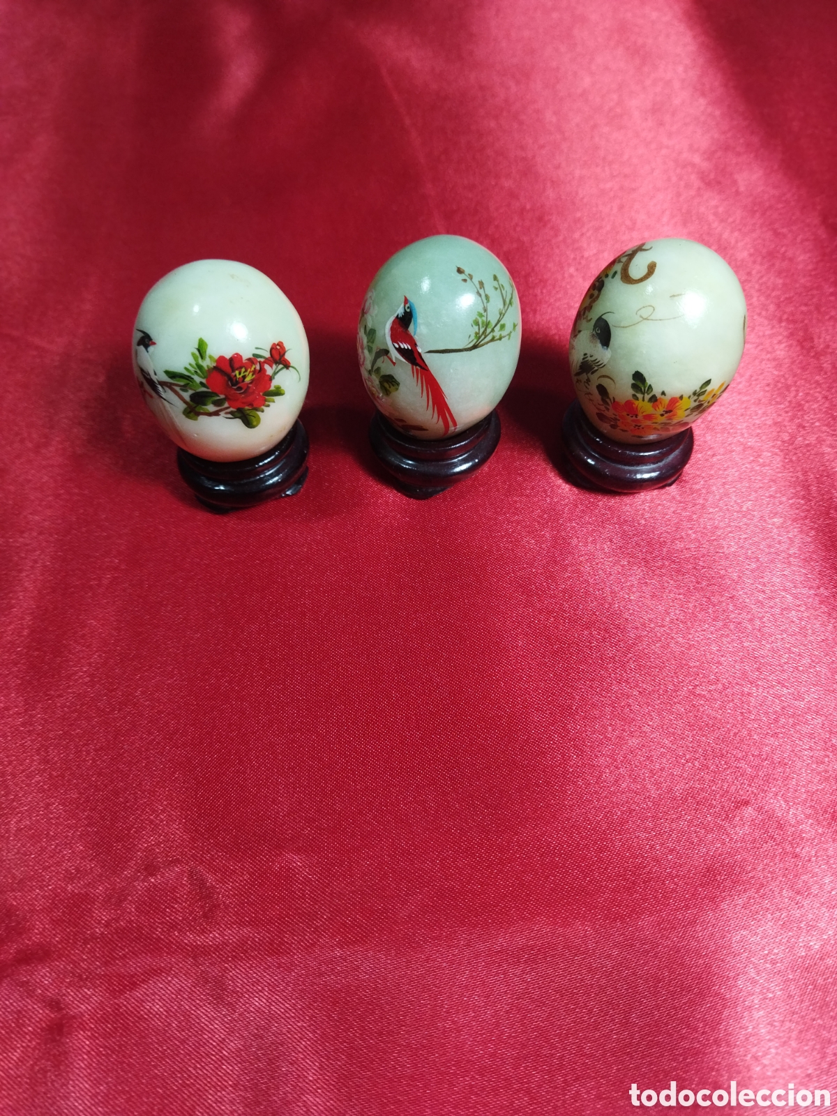 Vintage: Huevos de jade vintage - Foto 4