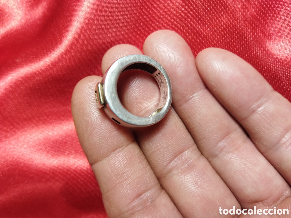 Vintage: Anillo de plata y citrino - Foto 3