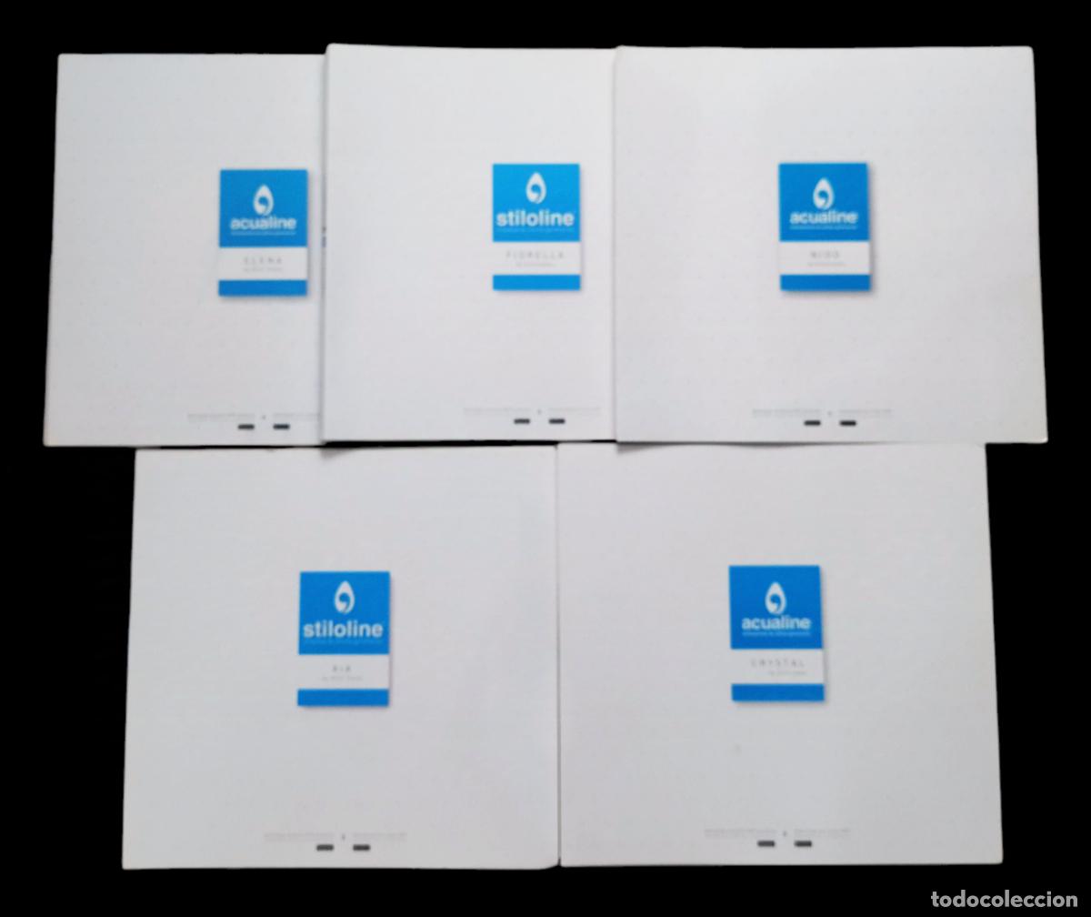 Vintage: LOTE DE 5 CAT&Aacute;LOGOS - MUESTRARIOS STILOLINE DE TELAS PARA TAPIZAR. GRANDES DIMENSIONES SOBRE TELAS