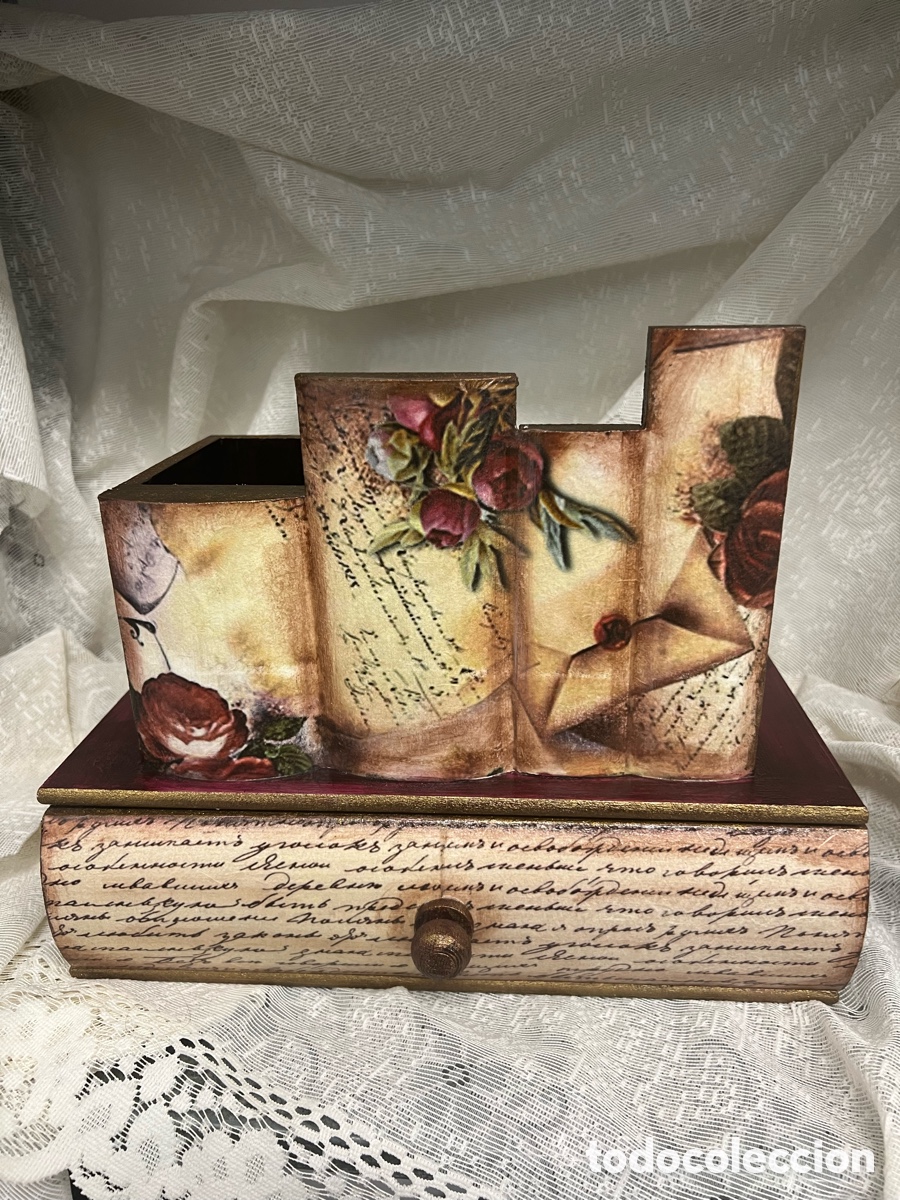 Vintage: Caja organizaci&oacute;n vintage