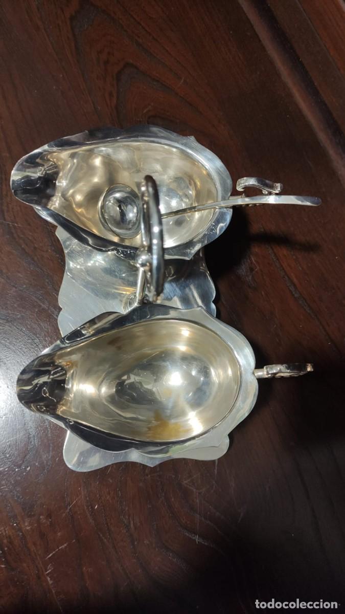 Vintage: SALSERA METAL PLATEADO - Foto 3