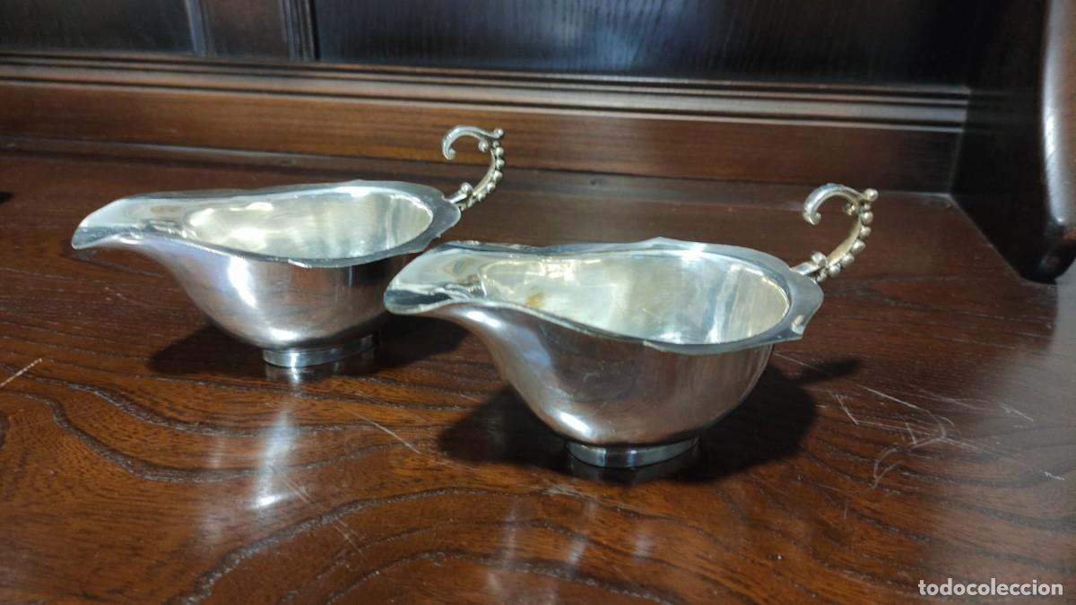 Vintage: SALSERA METAL PLATEADO - Foto 5