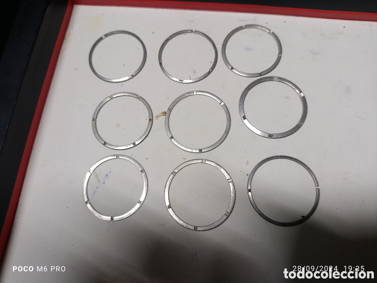 Vintage: Aros tapas relojes rusos