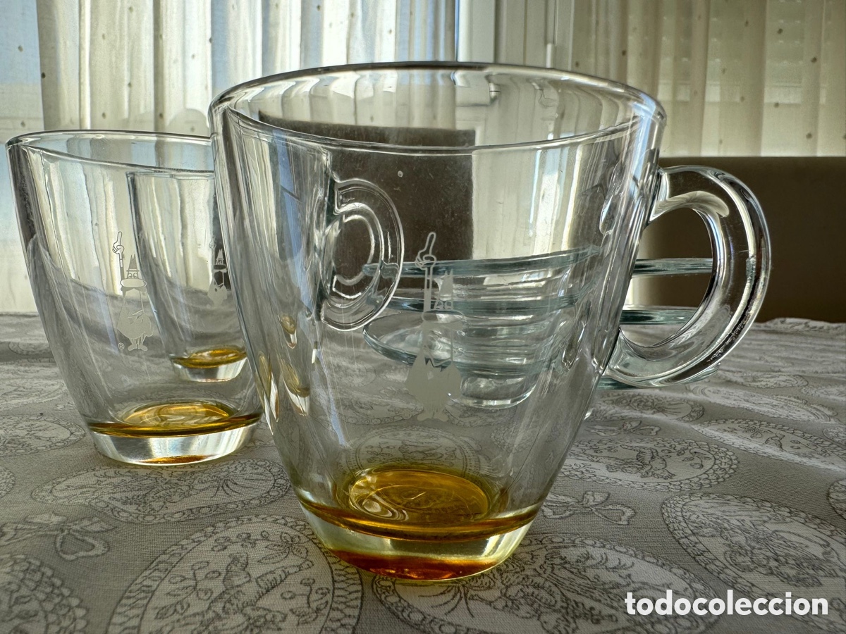 Vintage: 4 Tazas y 4 platos de caf&eacute;, marca Biagetti