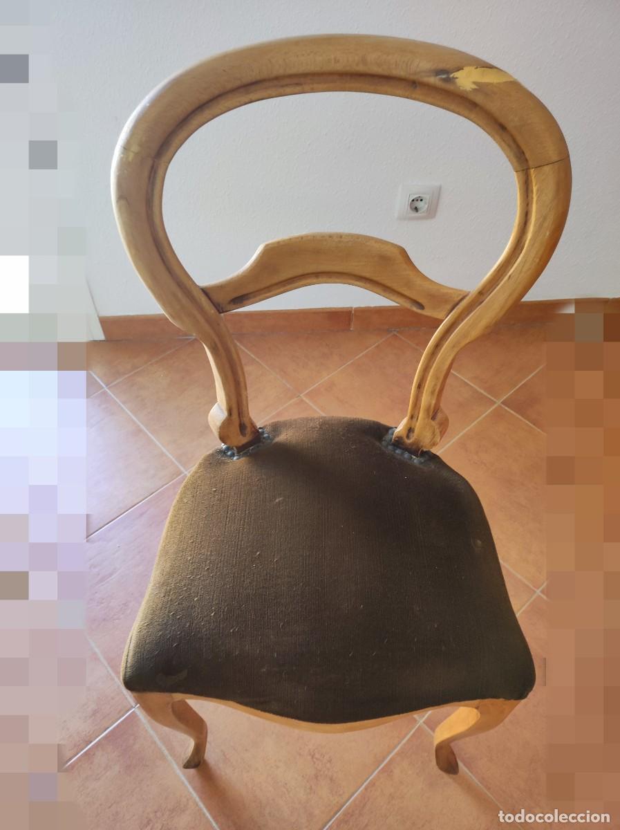 Vintage: Silla isabelina vintage - Foto 1
