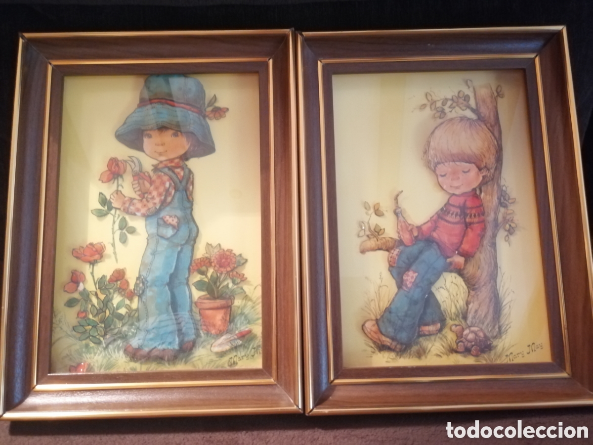 Vintage: Mary May 3D lote cuadros - Foto 13