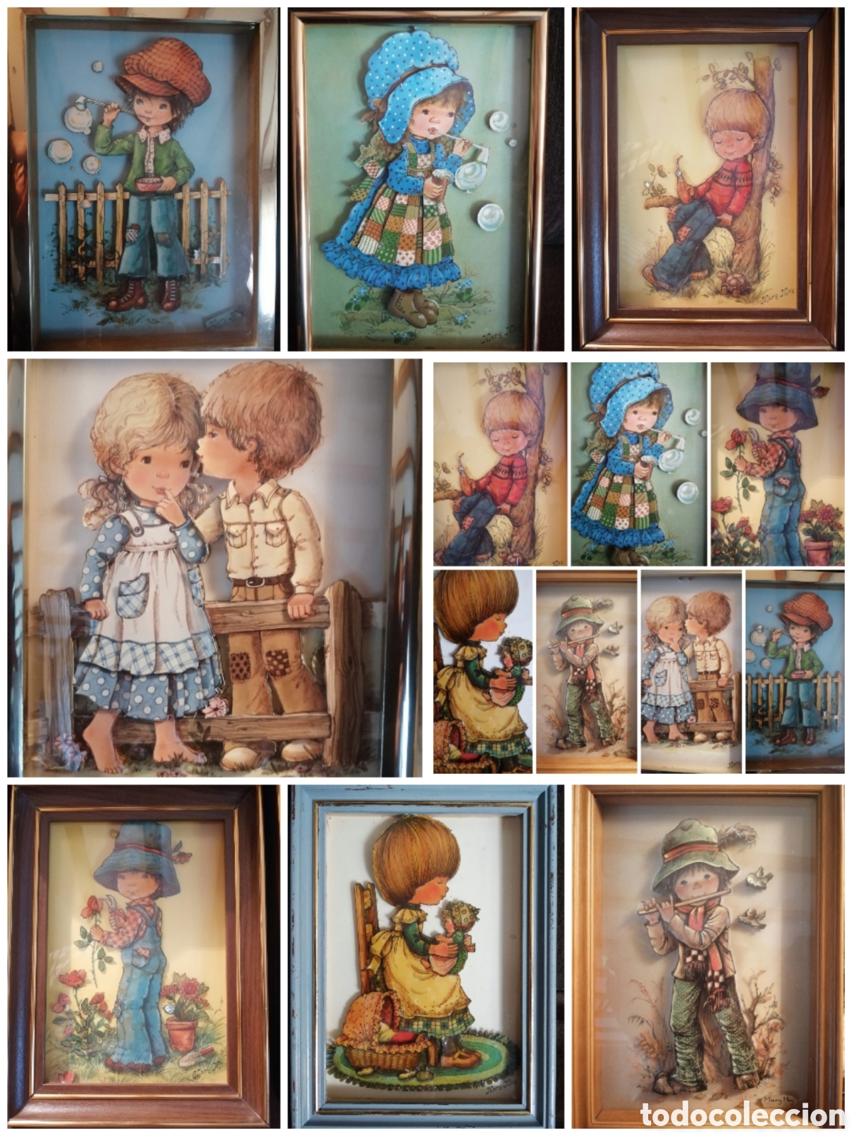 Vintage: Mary May 3D lote cuadros