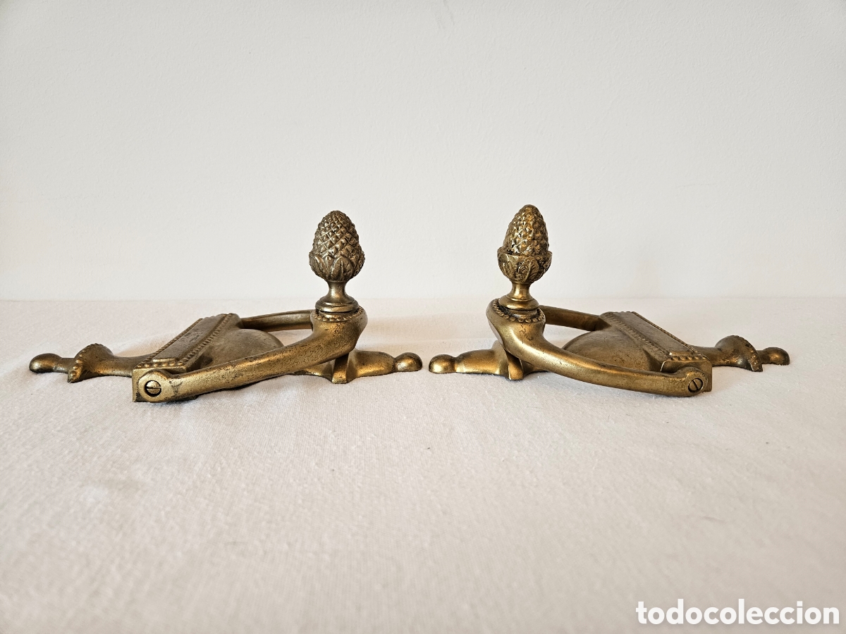 Vintage: Juego de 2 aldaba o llamador