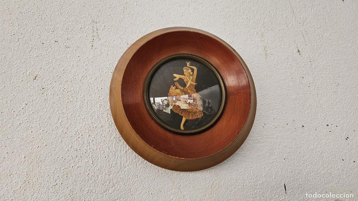 Vintage: peque&ntilde;os cuadro redondo - Foto 1