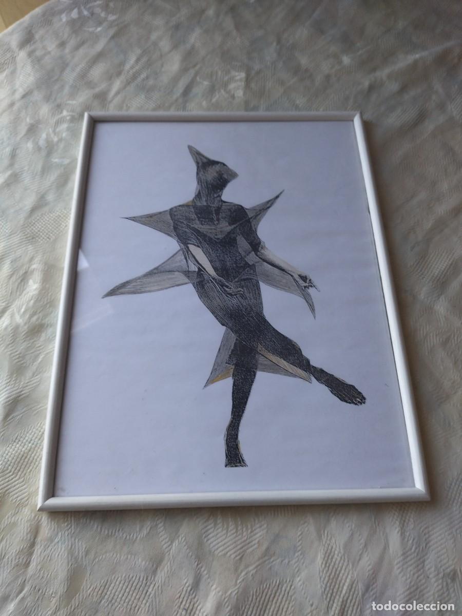 Vintage: Bonito Cuadro bailar&iacute;n abstracto. - Foto 1