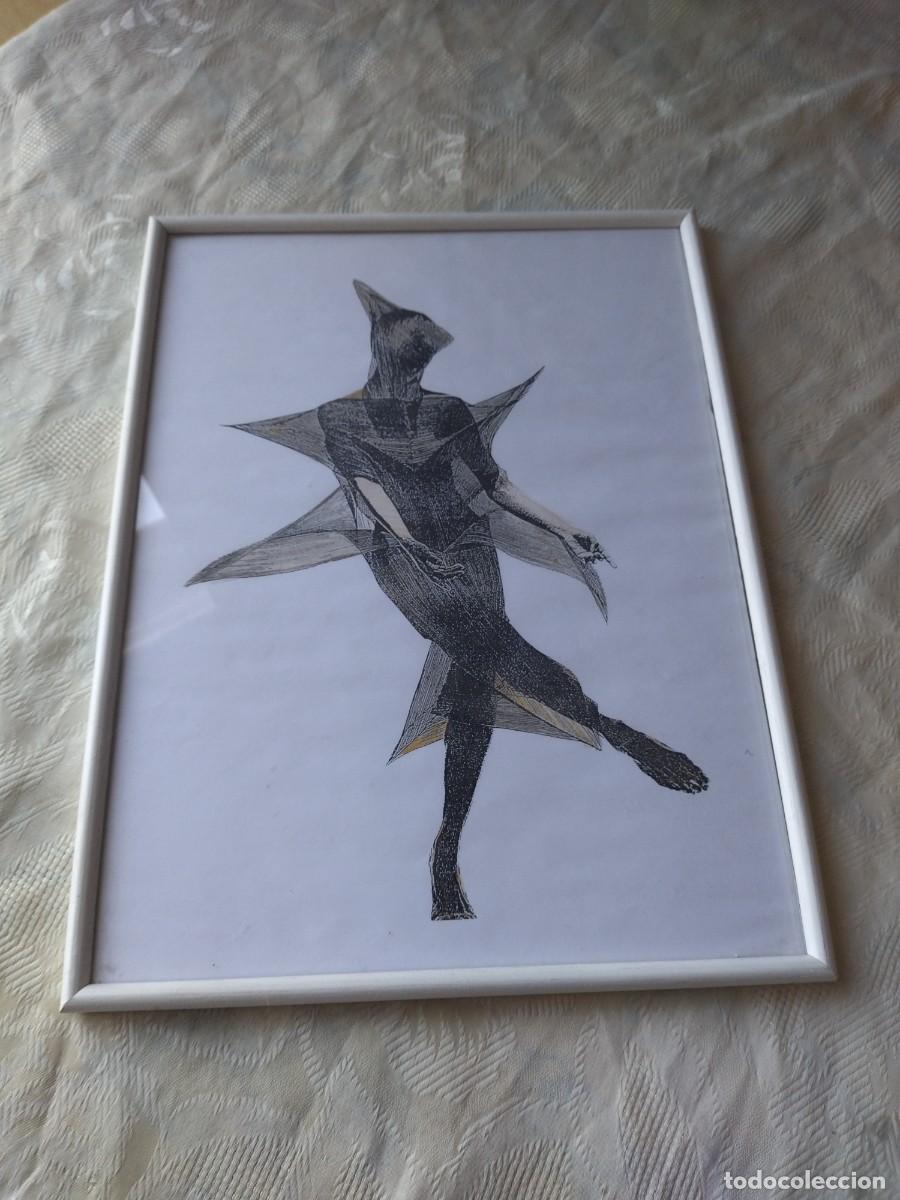 Vintage: Bonito Cuadro bailar&iacute;n abstracto. - Foto 2