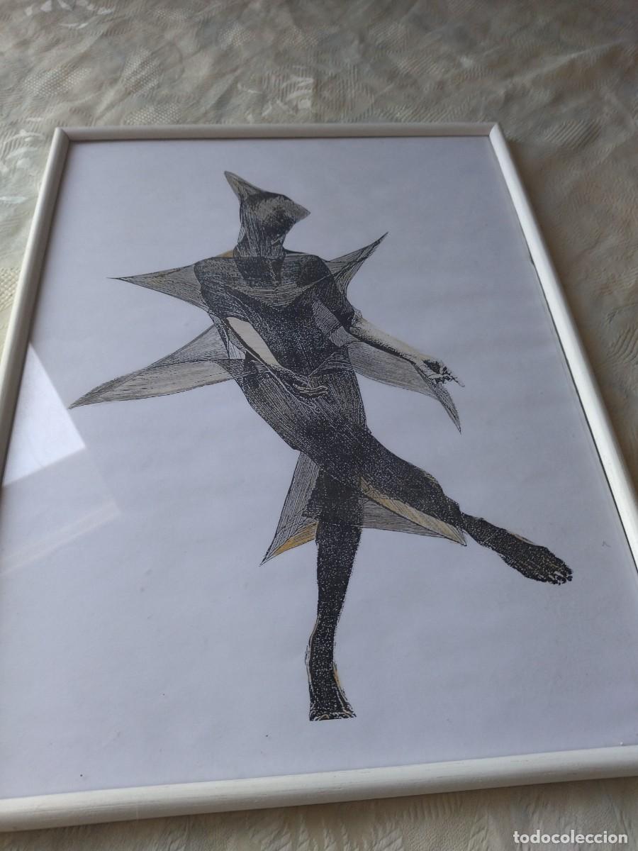 Vintage: Bonito Cuadro bailar&iacute;n abstracto. - Foto 3