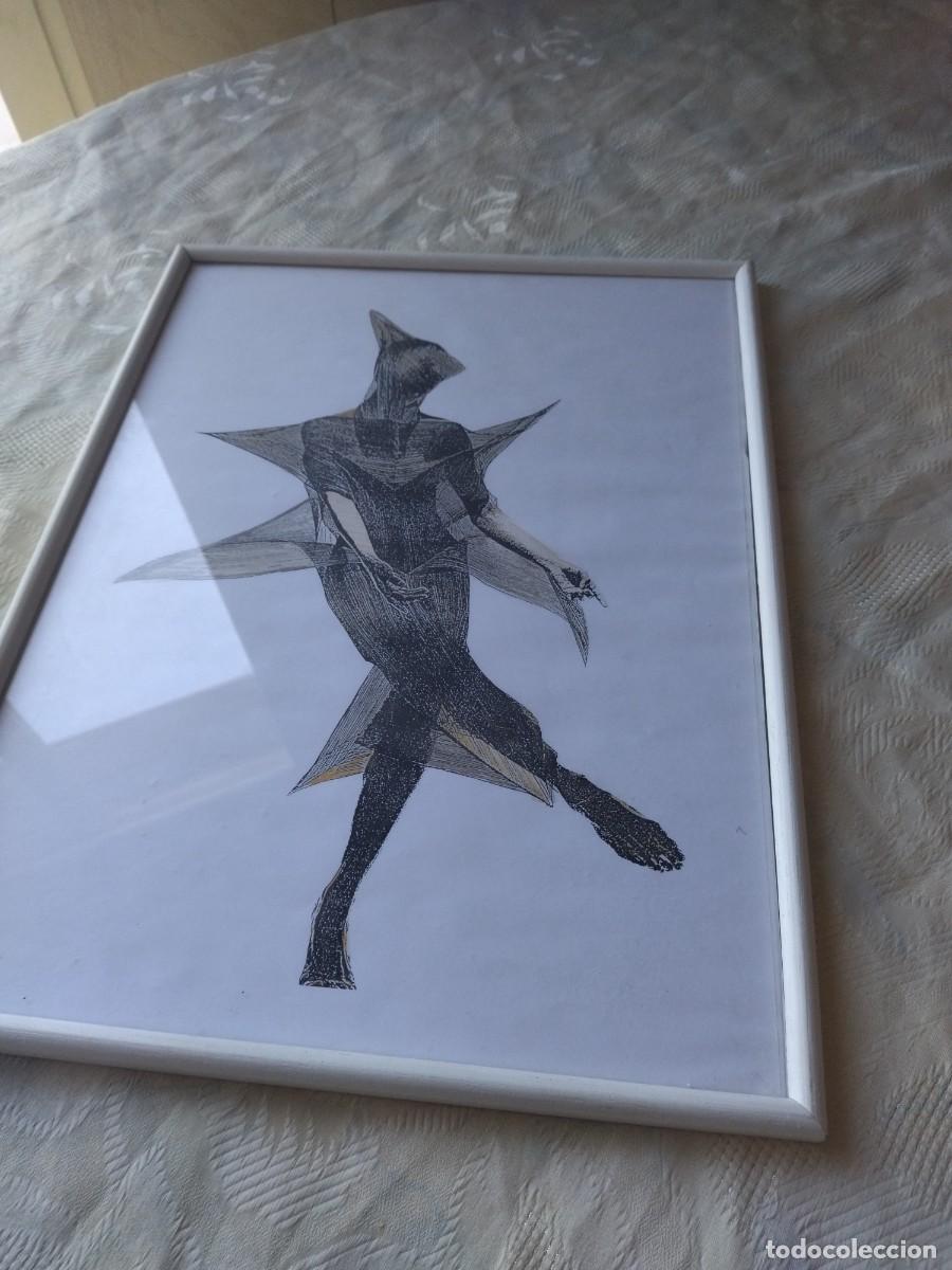 Vintage: Bonito Cuadro bailar&iacute;n abstracto. - Foto 5