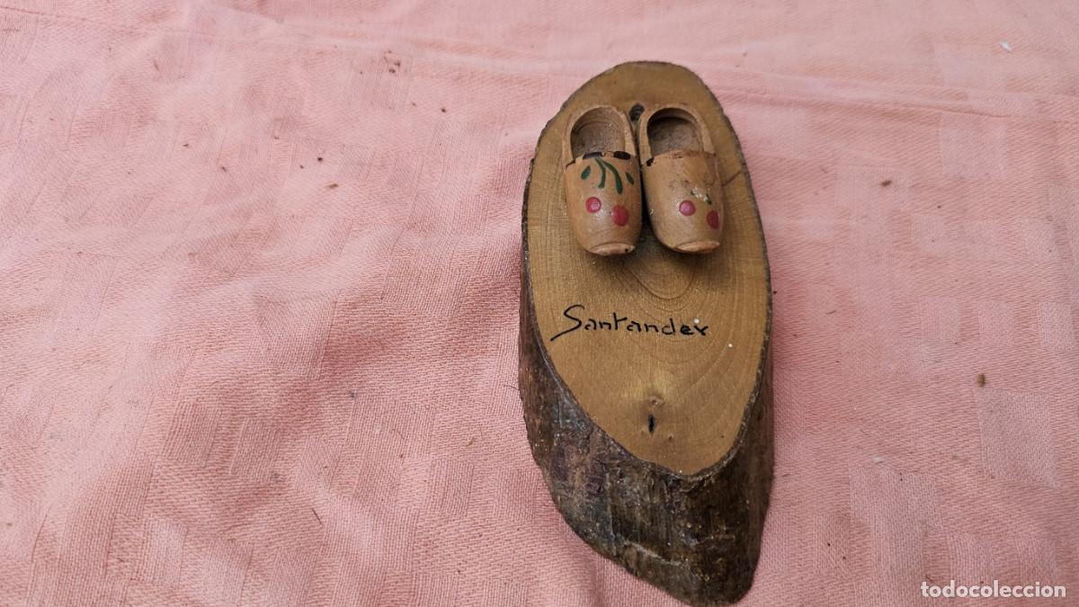 Vintage: recurdo de santander en madera - Foto 1