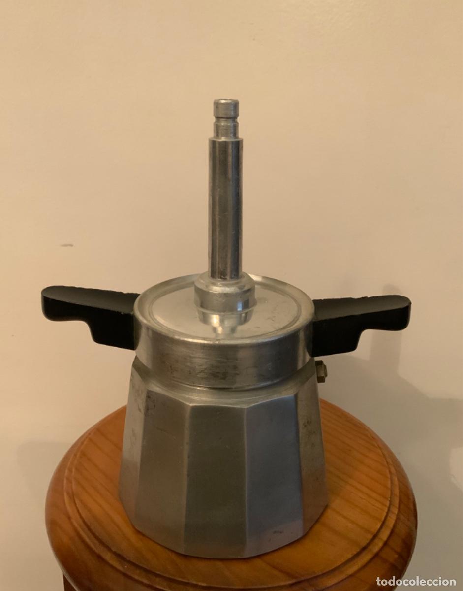 Vintage: ANTIGUA CAFETERA EXPR&Eacute;S ALUMINIO Y LOZA - Foto 14