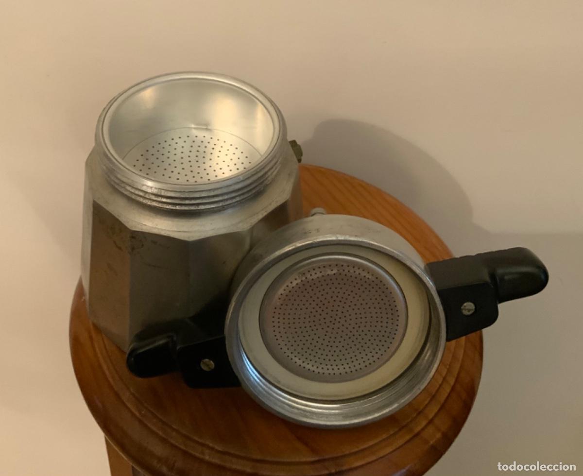 Vintage: ANTIGUA CAFETERA EXPR&Eacute;S ALUMINIO Y LOZA - Foto 17