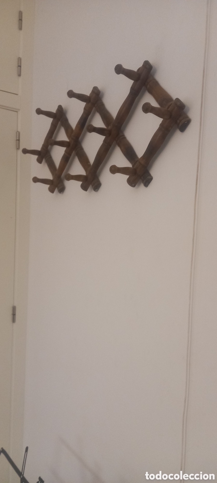 Vintage: Perchero extensible en madera - Foto 2