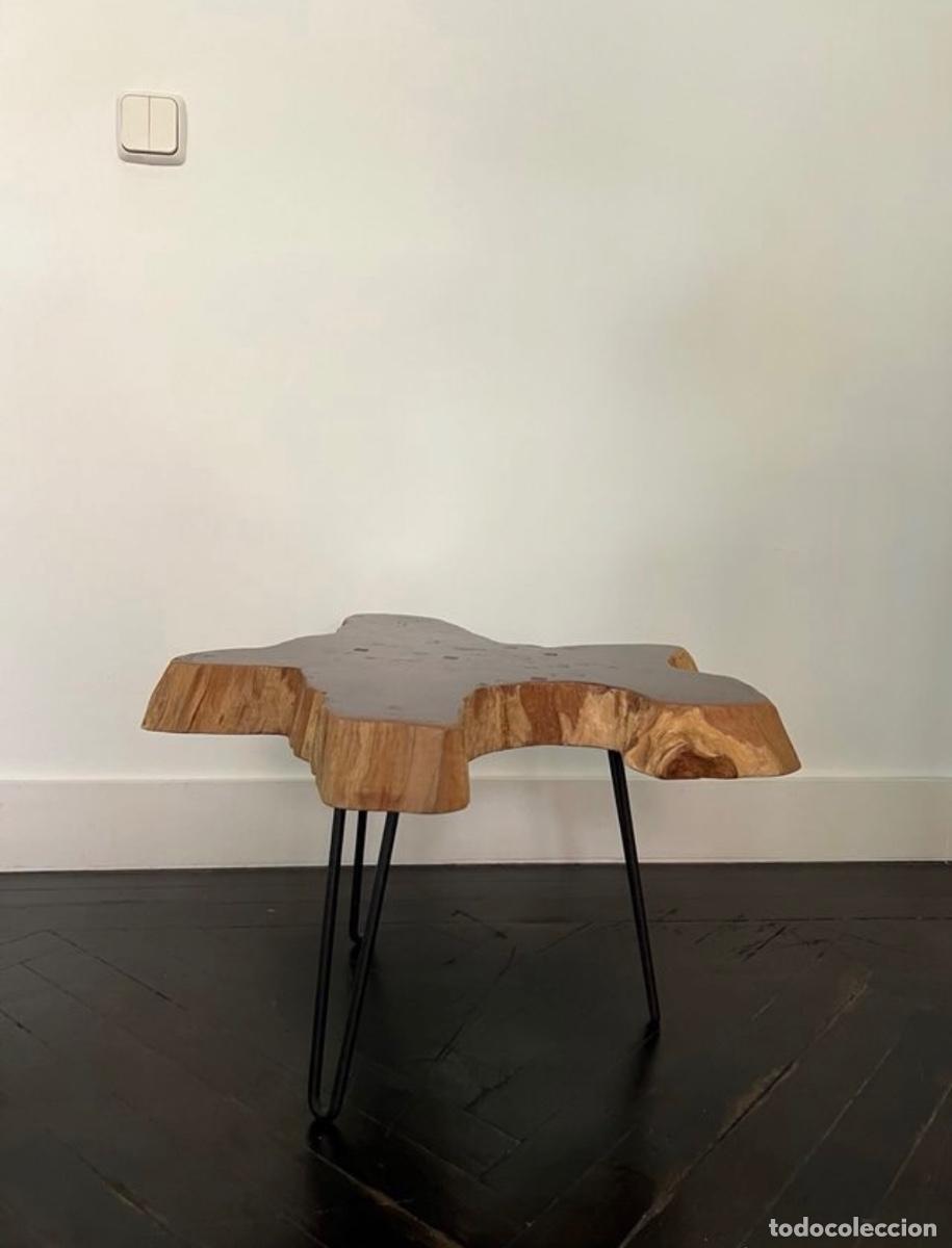 Vintage: Pareja de mesas de madera - Foto 5